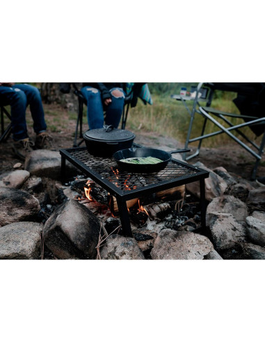 Parrilla de Campamento Plegable Stansport 61x41cm Acero