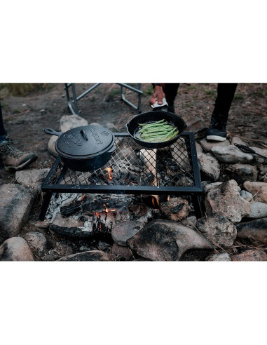 Parrilla de Campamento Plegable Stansport 61x41cm Acero