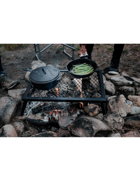 Parrilla de Campamento Plegable Stansport 61x41cm Acero