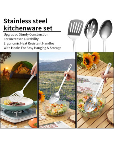 Juego de Utensilios de Cocina para Camping Berglander - 23 Piezas