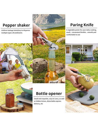 Juego de Utensilios de Cocina para Camping Berglander - 23 Piezas