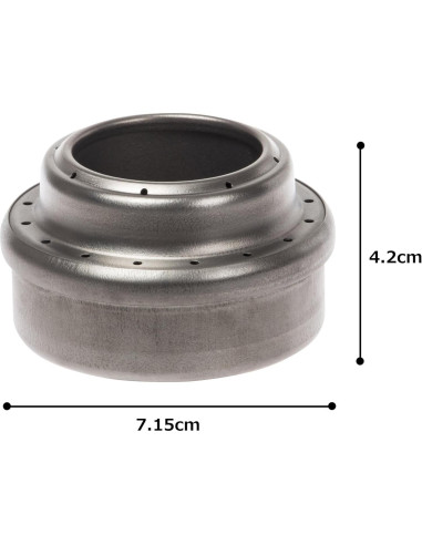 Estufa de Alcohol Titanio Evernew EBY254 70ml Camping