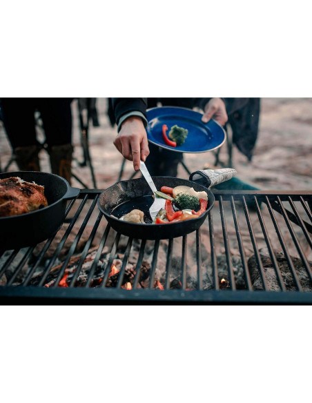 Sartén de Hierro Fundido Pre-Sazonado Stansport 25.4 cm