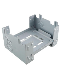 Estufa de bolsillo portátil plegable de metal para exteriores