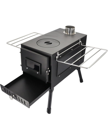 Estufa de Camping SOTECH Plegable 8.75kg con Chimenea