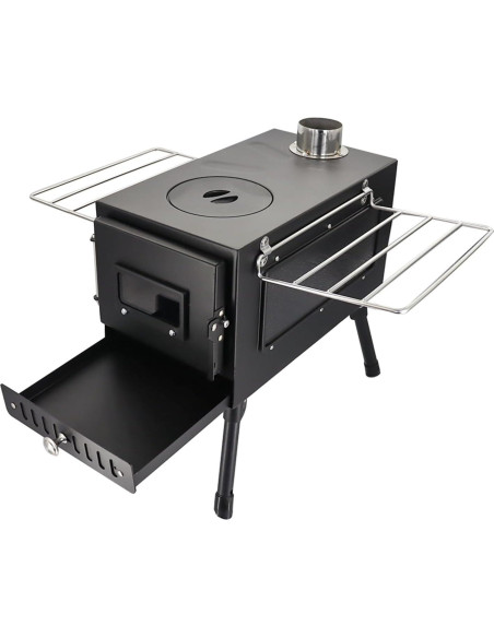 Estufa de Camping SOTECH Plegable 8.75kg con Chimenea