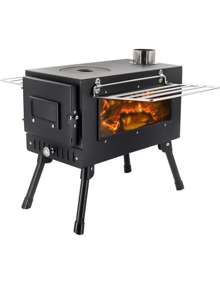 Estufa de Camping SOTECH Plegable 8.75kg con Chimenea