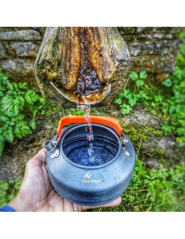 Hervidor de Camping Fire-Maple T3 | 0.8L Aluminio Ligero