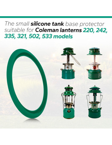 Base de Silicona para Tanque de Keroseno Coleman Verde