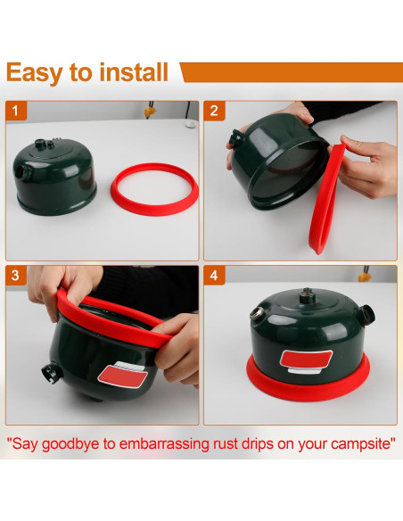 Protector de Base de Tanque de Silicona SUNJIKA para Linternas Coleman