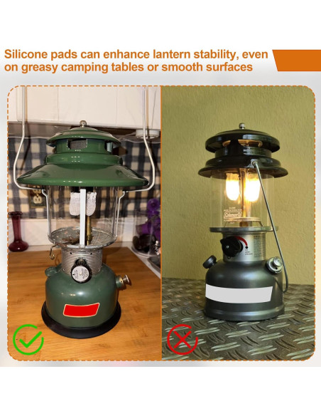 Protector de Base de Tanque de Silicona SUNJIKA para Linternas Coleman