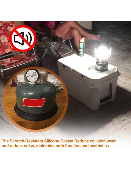 Protector de Base de Tanque de Silicona SUNJIKA para Linternas Coleman