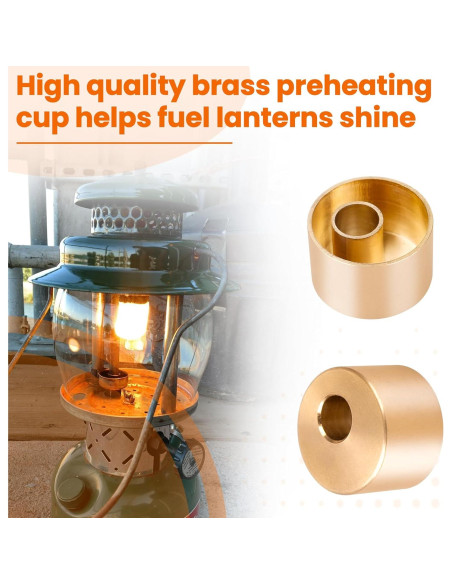 Taza de Precalentamiento de Latón para Linternas Coleman 2015101