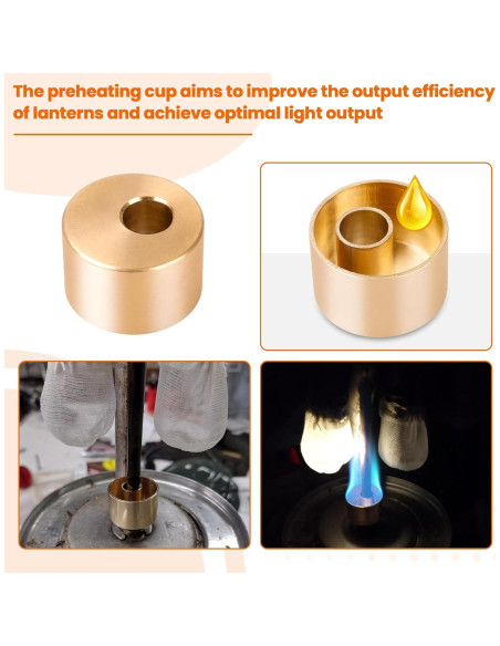 Taza de Precalentamiento de Latón para Linternas Coleman 2015101