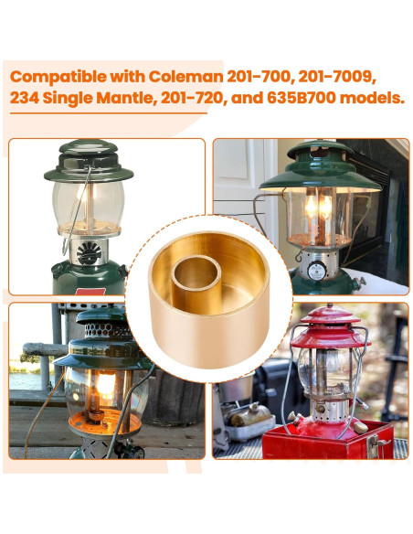 Taza de Precalentamiento de Latón para Linternas Coleman 2015101