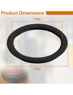 Junta de Silicona para Lámparas Coleman - Estabilidad y Protección 2