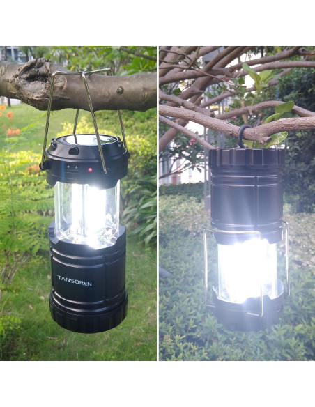 Paquete de 4 Linternas LED TANSOREN Recargables USB Solar