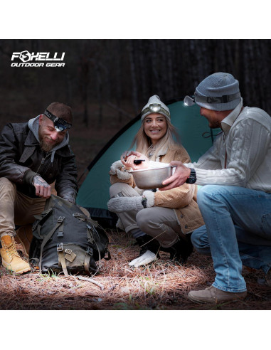 Linterna Frontal LED Foxelli MX10 Rosa Neón 160 Lúmenes