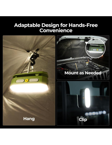 Linterna de Camping BougeRV CL02 Recargable 3200mAh IP65