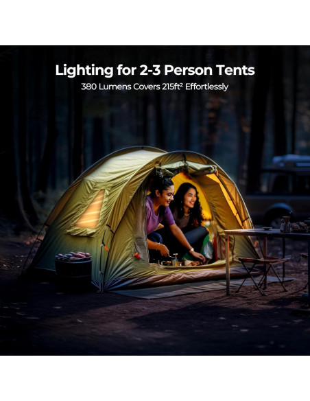 Linterna de Camping BougeRV CL02 Recargable 3200mAh IP65