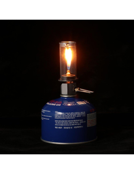 Lámpara de Camping Lixada Butano 10.4 cm Ajustable