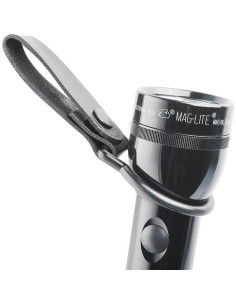 Soporte de Cinturón de Cuero Negro Maglite para Linterna D-Cell 2