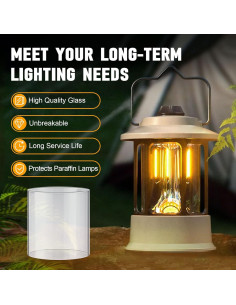 Globo de Vidrio para Linterna Coleman 288 - Repuesto 10.5 cm 2