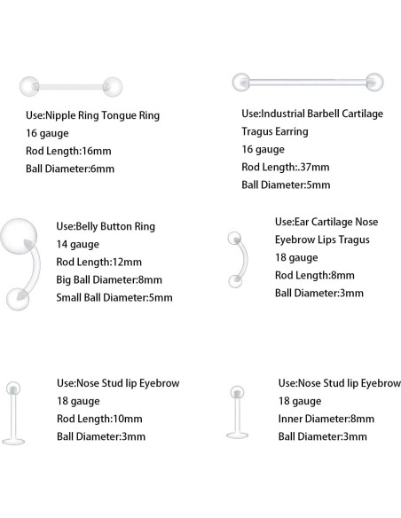 48 Retenedores de Perforación Bioflex Transparentes Multiusos