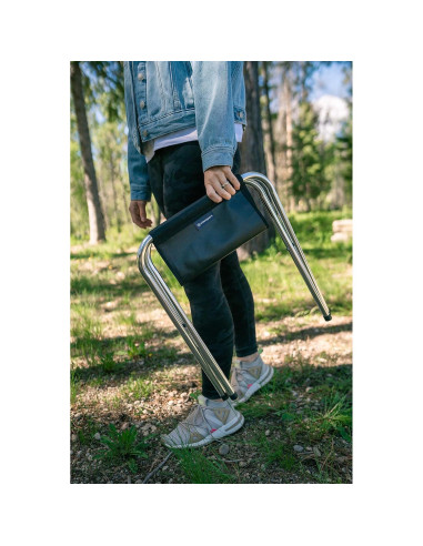 Taburete de Camping Plegable Stansport G-613-S 90.72 kg Negro