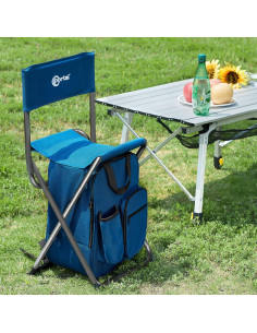 Mochila Enfriadora PORTAL Charles Plegable para Camping Azul 2