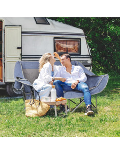 Silla de Camping Doble Join Nature Loveseat 317.5 kg Azul Marino 2