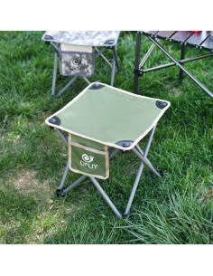 Taburete Plegable Portátil Opliy Verde 34.3 cm - Camping y Jardín 2