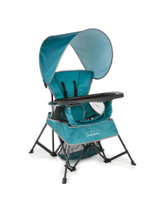 Silla Portátil Baby Delight Venture Verde Azulado con Capota Solar