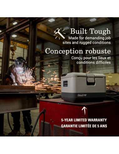 Enfriador Coleman Pro 9 Cuartos Aislado para Camping