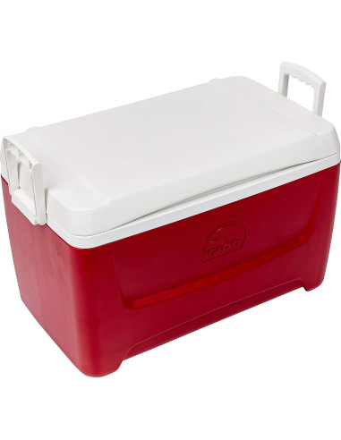 Cooler Igloo Island Breeze 48 Qt Rojo Lava - Camping y Playa