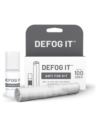 DEFOG IT Antivaho Militar 5ml | Kit de Viaje con Paño Microfibra