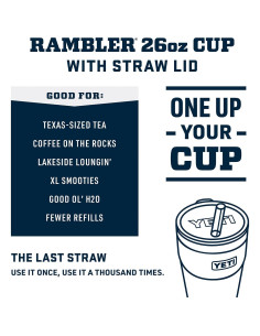 Taza Aislada al Vacío YETI 26 oz Verde Campamento con Pajilla 2