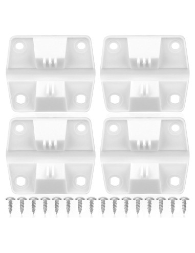 Kit de 4 Bisagras de Plástico para Cooler Gosknor con Tornillos