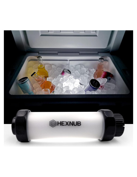Caja de Luz LED Recargable HEXNUB para Enfriadores Impermeable