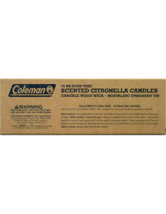 Set de 3 Velas de Citronela Aromatizadas Coleman 170g 2