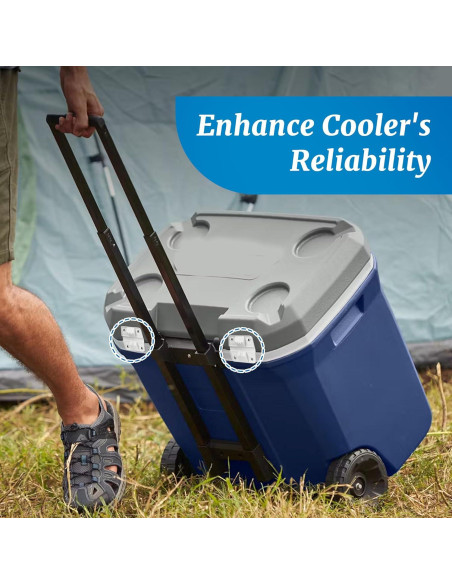 Bisagras de Plástico Omoojee para Enfriadores - Paquete de 4