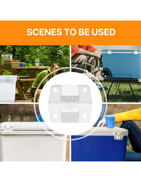 Kit de Bisagras de Plástico LBB-Parts para Enfriadores Coleman - 4 Piezas