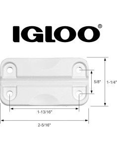 Bisagras de Plástico Igloo para Hieleras - Juego de 3 - UV 2