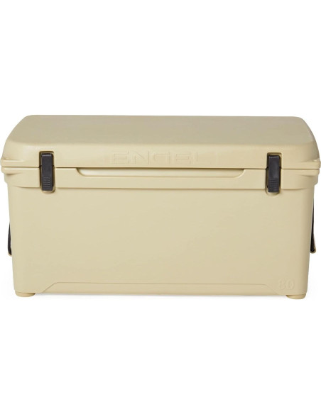 Cooler Engel ENG80 74L Rotomoldeado Resistente Color Tan