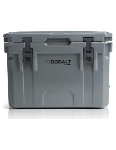 Enfriador Cobalto 25Q Gris - Mantiene Hielo Hasta 3 Días
