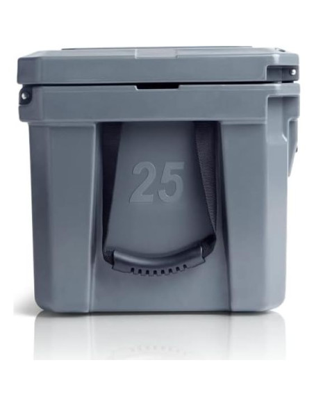 Enfriador Cobalto 25Q Gris - Mantiene Hielo Hasta 3 Días