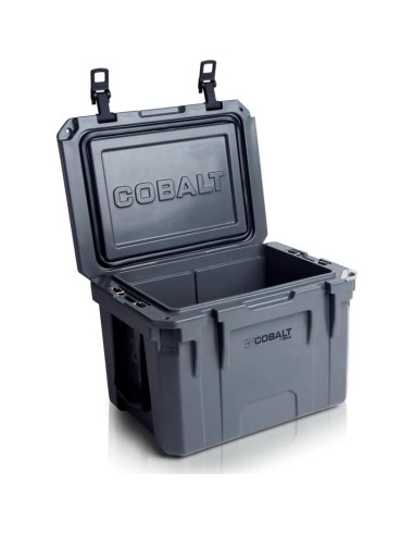 Enfriador Cobalto 25Q Gris - Mantiene Hielo Hasta 3 Días