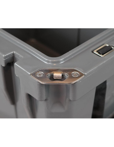 Enfriador Cobalto 25Q Gris - Mantiene Hielo Hasta 3 Días