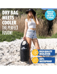 Cooler Flotante Sun Ninja 20L Impermeable y Aislado 2