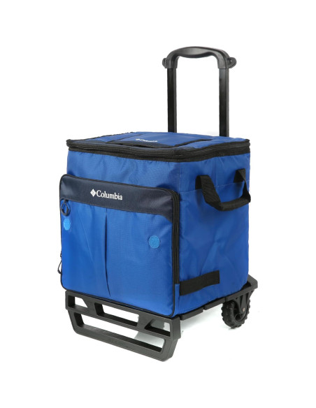 Enfriador con Ruedas Columbia Crater Peak 50 Latas Azul